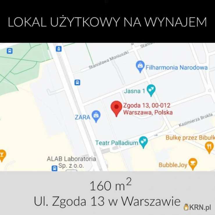 Lokal użytkowy  do wynajęcia, Warszawa, ul. , 