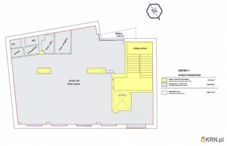 Hamilton May, Lokal użytkowy  do wynajęcia, Kraków, Stare Miasto, ul. św. Filipa