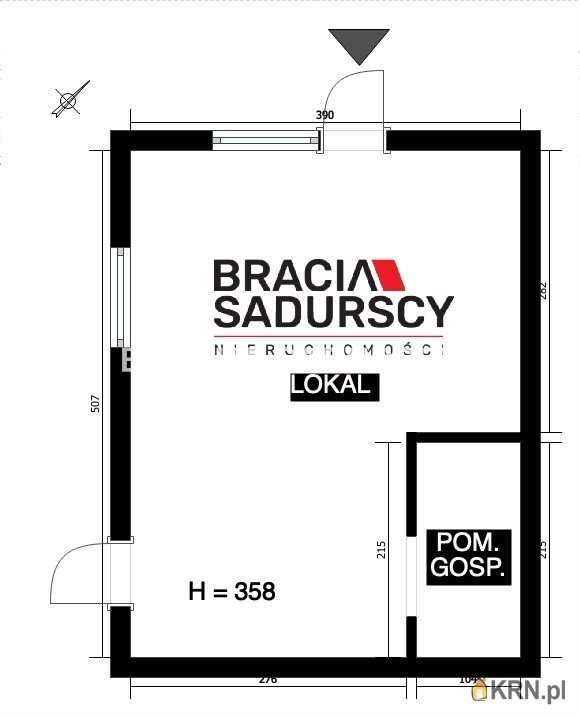 Kraków, Bieńczyce, ul. Bieńczycka, Lokal użytkowy  do wynajęcia, 1 pokojowe