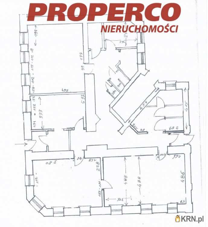 Lokal użytkowy  do wynajęcia, 3 pokojowe, Kielce, ul. 