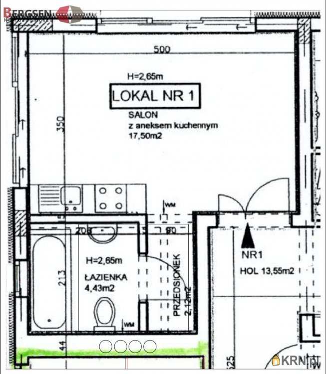 Lokal użytkowy  do wynajęcia, Kraków, Zwierzyniec/Wola Justowska, ul. J. Korzeniowskiego, 1 pokojowe