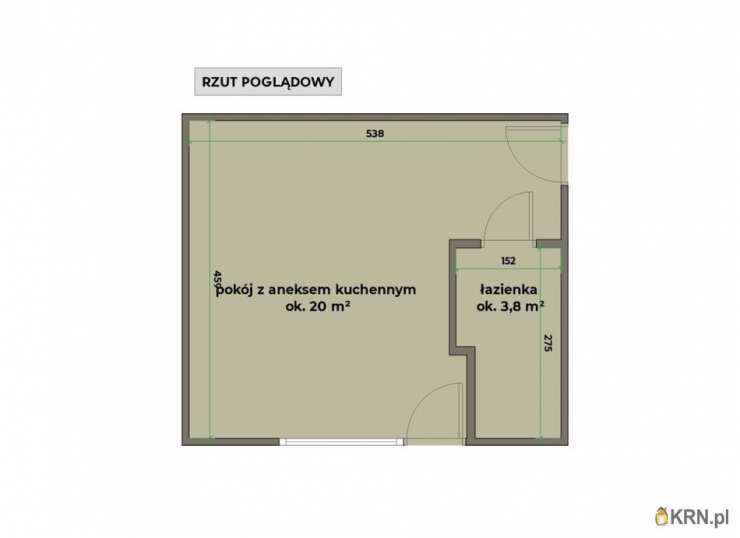 Lokal użytkowy  na sprzedaż, 1 pokojowe, Brzezie, ul. 