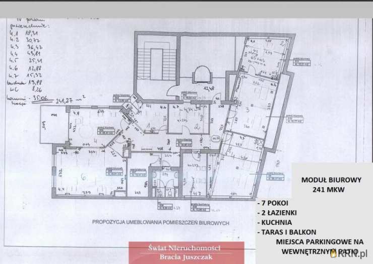 Wrocław, Krzyki/Południe, ul. , 8 pokojowe, Lokal użytkowy  do wynajęcia