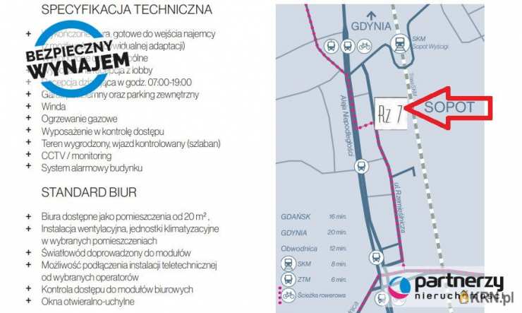 , Lokal użytkowy  do wynajęcia, Sopot, ul. Rzemieślnicza