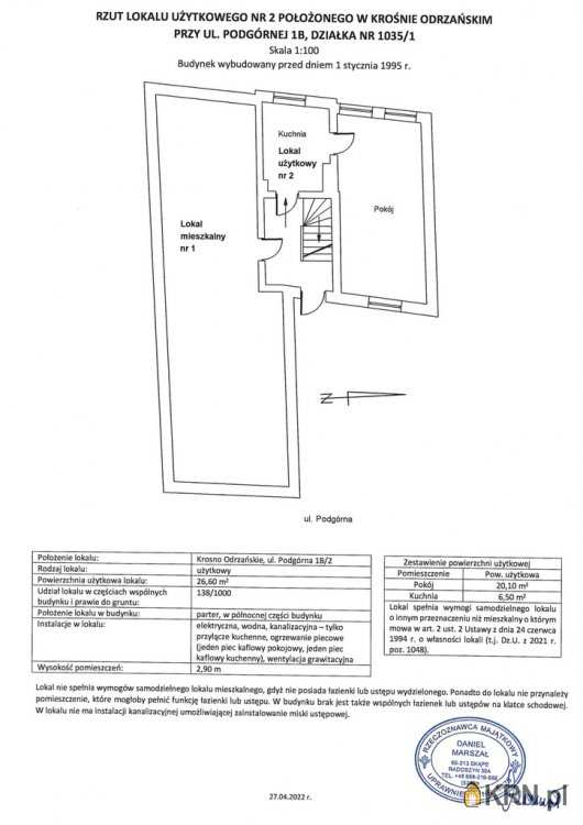 , Lokal użytkowy  na sprzedaż, Krosno Odrzańskie, ul. 