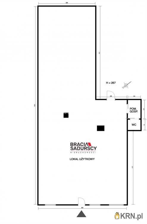 Lokal użytkowy  na sprzedaż, 3 pokojowe, Nowe Brzesko, ul. Nowy Rynek