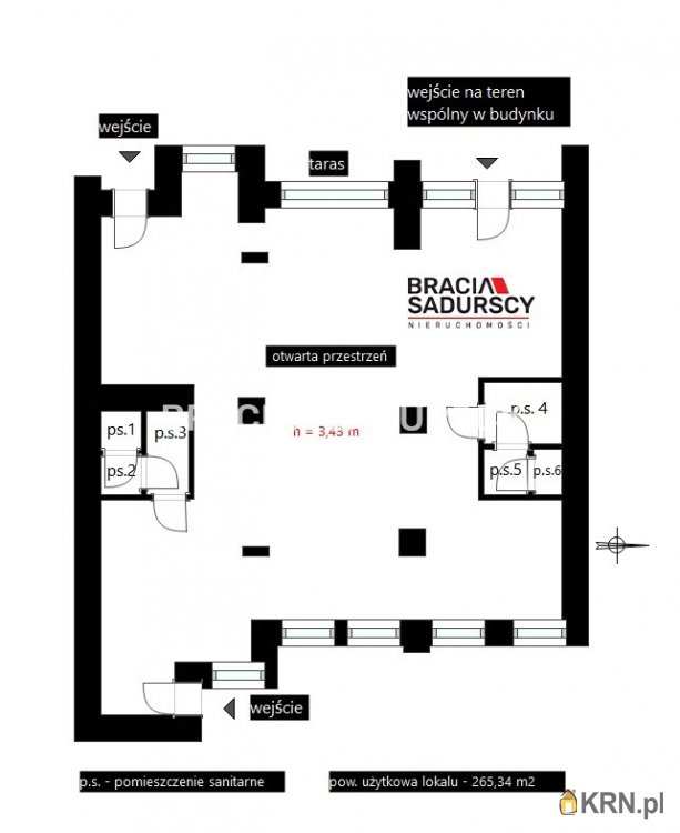 Lokal użytkowy  na sprzedaż, 2 pokojowe, Kraków, Podgórze/Płaszów, ul. Koszykarska