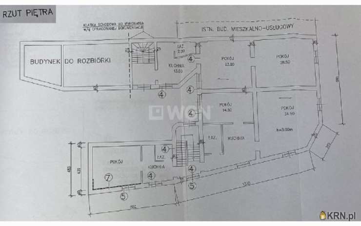 Inowrocław, ul. , 10 pokojowe, Lokal użytkowy  na sprzedaż