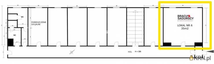 1 pokojowe, Lokal użytkowy  do wynajęcia, Wieliczka, ul. A. Grottgera