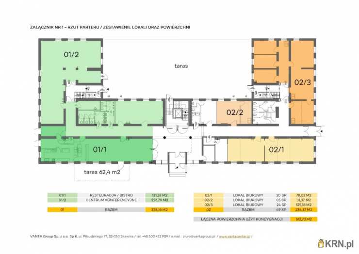 Lokal użytkowy  do wynajęcia, Skawina, ul. J. Piłsudskiego, 