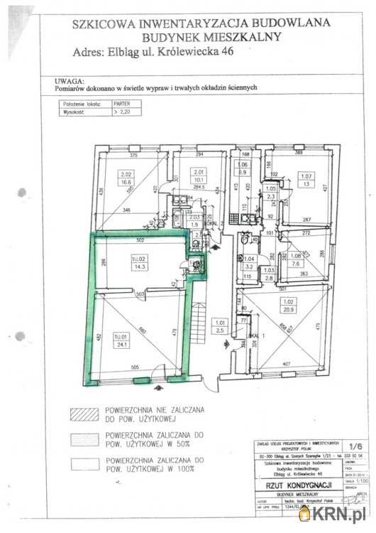 Elbląg, ul. , Lokal użytkowy  na sprzedaż, 