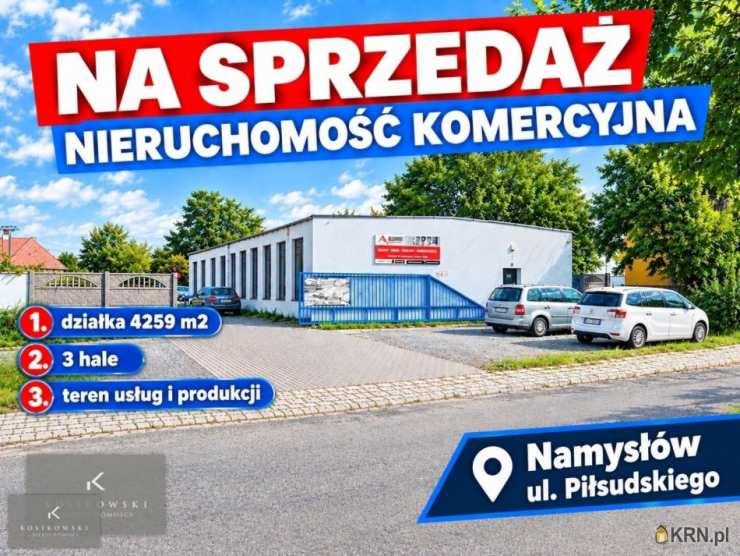 Lokal użytkowy  na sprzedaż, Namysłów, ul. , 