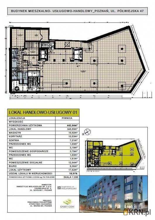 Poznań, ul. , , Lokal użytkowy  do wynajęcia