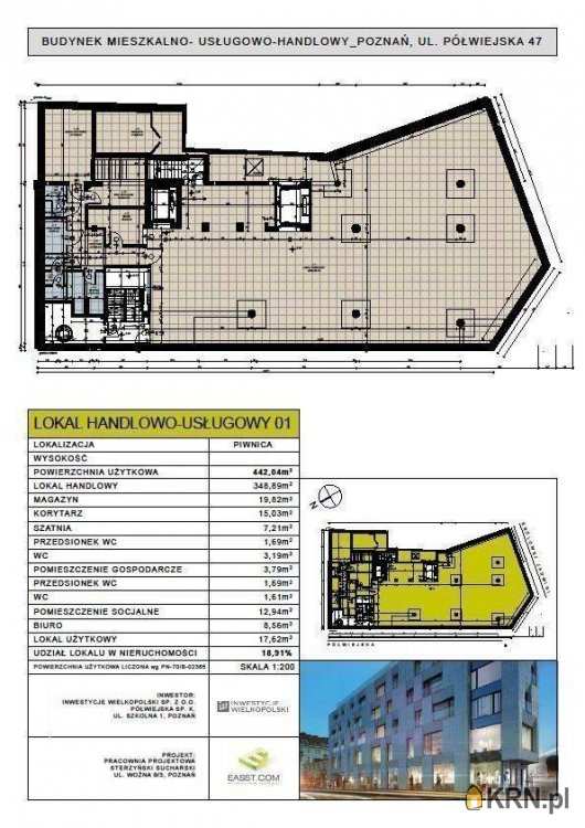 Poznań, ul. , Lokal użytkowy  na sprzedaż, 