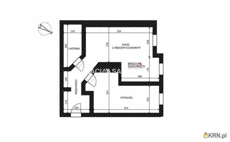 3 pokojowe, Kraków, Krowodrza, ul. F. Chopina, Lokal użytkowy  na sprzedaż