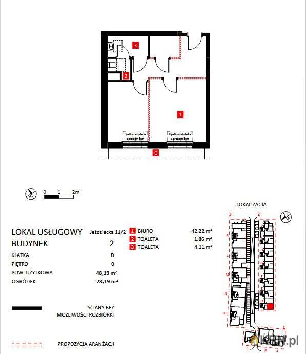 3 pokojowe, Lokal użytkowy  na sprzedaż, Wrocław, Krzyki, ul. 
