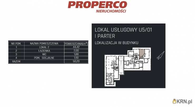 2 pokojowe, Lokal użytkowy  na sprzedaż, Jędrzejów, ul. 