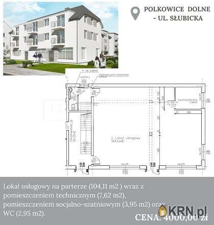 1 pokojowe, Lokal użytkowy  do wynajęcia, Polkowice, ul. 