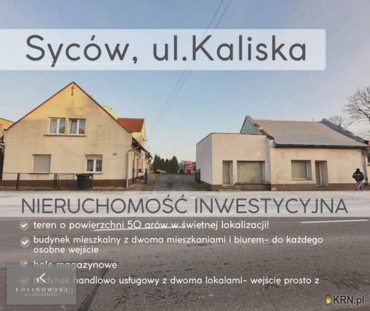 Lokal użytkowy  na sprzedaż, Syców, ul. , 