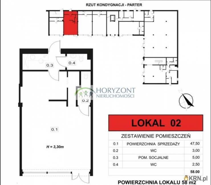 Lokal użytkowy  do wynajęcia, Dzierżążno, ul. , 