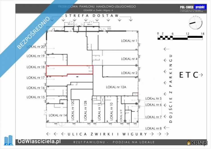 Gdańsk, Zaspa-Rozstaje, ul. Żwirki i Wigury, Lokal użytkowy  do wynajęcia, 