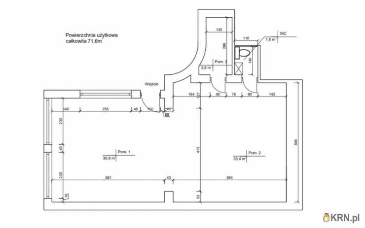 Lokal użytkowy  do wynajęcia, 2 pokojowe, Inowrocław, ul. 