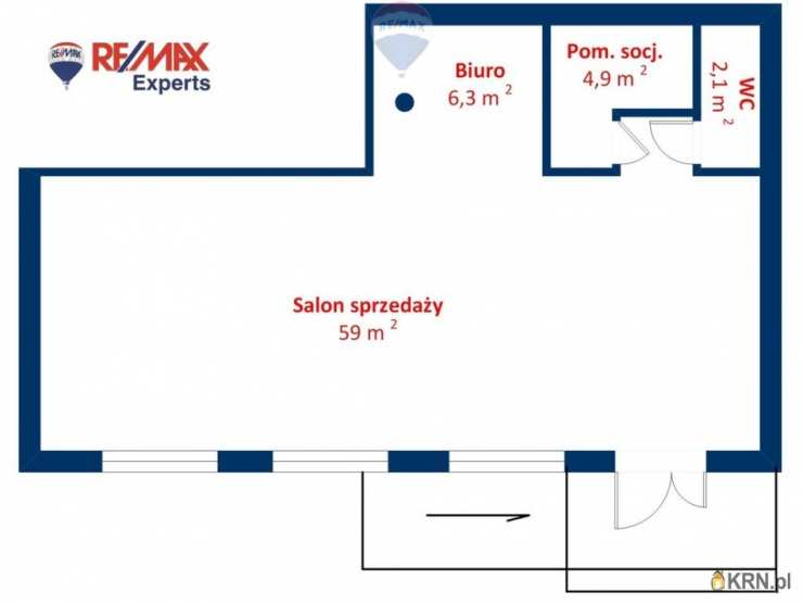 3 pokojowe, Góra, ul. , Lokal użytkowy  do wynajęcia