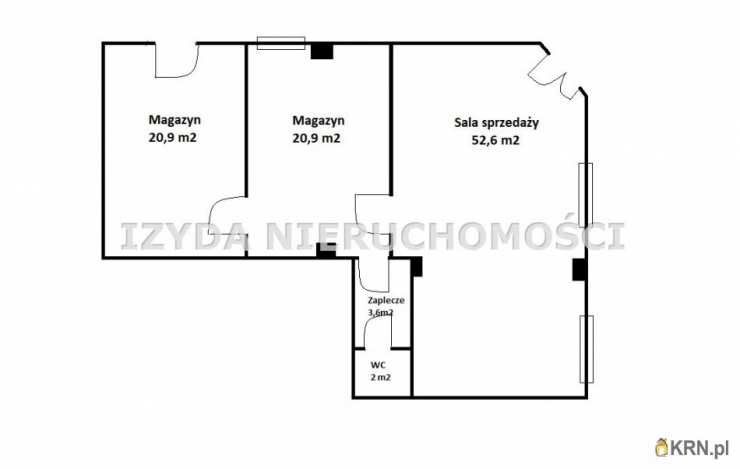 2 pokojowe, Lokal użytkowy  do wynajęcia, Jaworzyna Śląska, ul. 