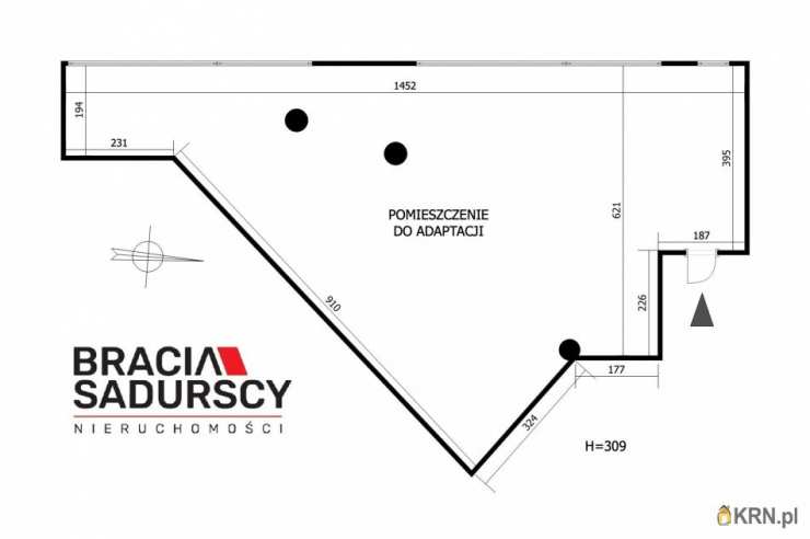 , Lokal użytkowy  do wynajęcia, Kraków, Dębniki, ul. M. Konopnickiej
