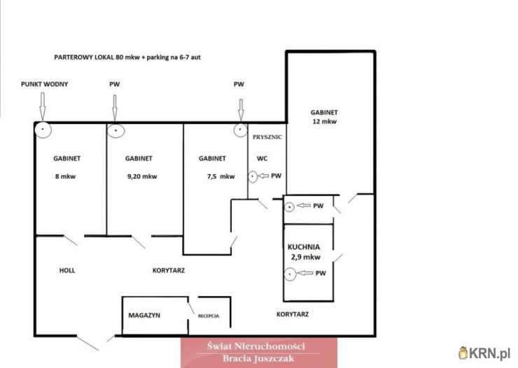Wrocław, Fabryczna/Muchobór Wielki, ul. , 5 pokojowe, Lokal użytkowy  do wynajęcia