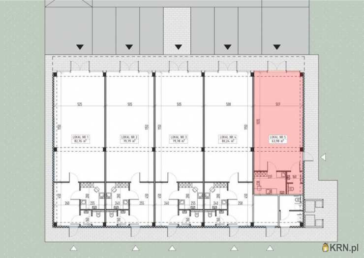 Lokal użytkowy  do wynajęcia, Gliwice, ul. , 1 pokojowe