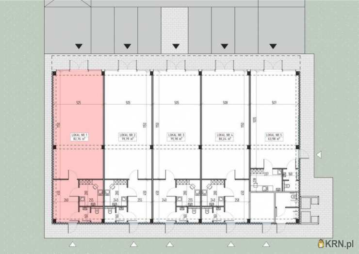 Gliwice, ul. , 1 pokojowe, Lokal użytkowy  do wynajęcia