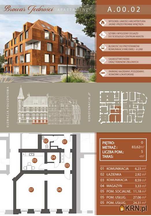 4 pokojowe, Wrocław, Śródmieście, ul. , Lokal użytkowy  na sprzedaż