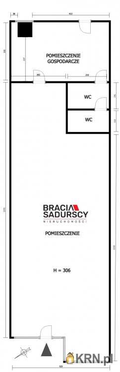 Lokal użytkowy  do wynajęcia, Kraków, Podgórze Duchackie/Wola Duchacka, ul. Turniejowa, 1 pokojowe