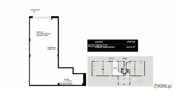 Lokal użytkowy  na sprzedaż, 1 pokojowe, Kraków, Dębniki/Ruczaj, ul. Kobierzyńska