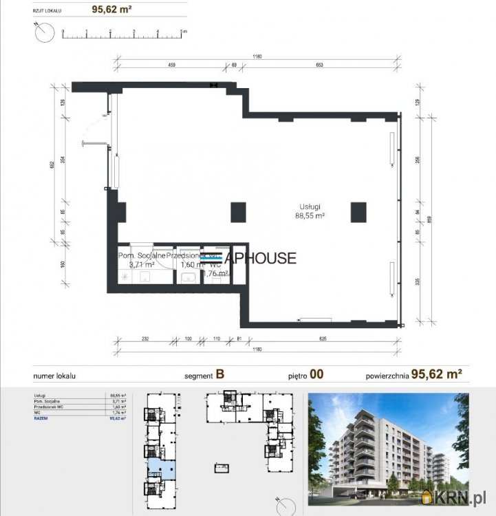 Lokal użytkowy  do wynajęcia, Kraków, Podgórze/Zabłocie, ul. , 