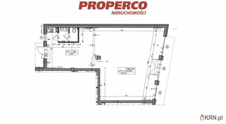 2 pokojowe, Kielce, Uroczysko, ul. Klonowa, Lokal użytkowy  na sprzedaż