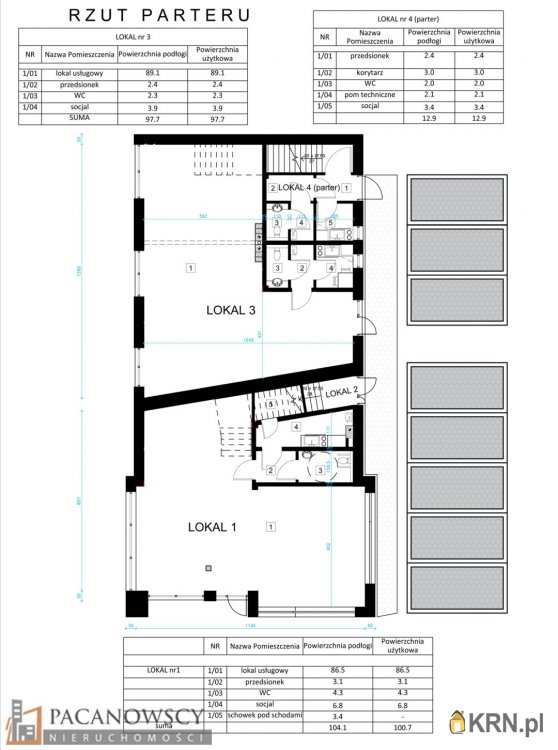1 pokojowe, Zielonki, ul. , Lokal użytkowy  do wynajęcia
