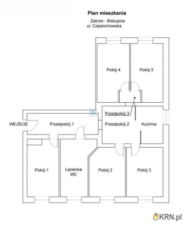5 pokojowe, Zabrze, ul. , Mieszkanie  do wynajęcia