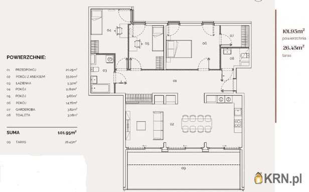 4 pokojowe, Mieszkanie  na sprzedaż, Kraków, Grzegórzki, ul. Mogilska