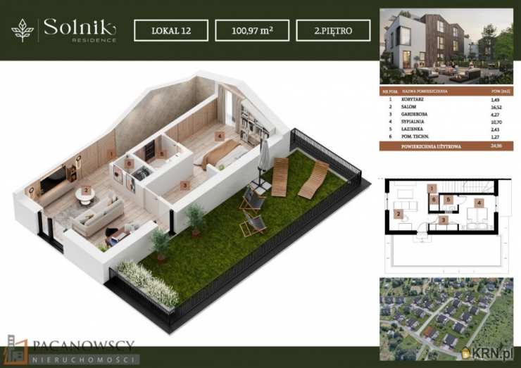 Mieszkanie  na sprzedaż, Kraków, Dębniki/Bodzów, ul. , 6 pokojowe