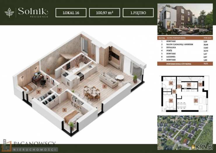 PACANOWSCY NIERUCHOMOŚCI, Mieszkanie  na sprzedaż, Kraków, Dębniki, ul. 