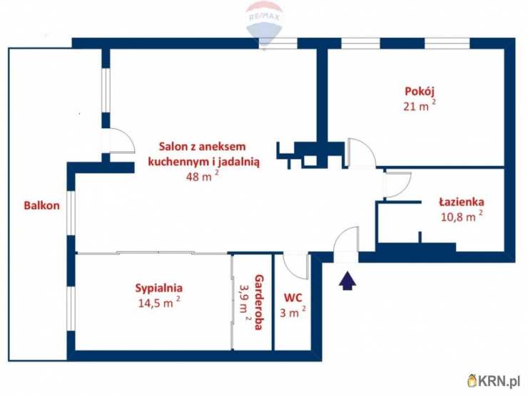 3 pokojowe, Poznań, Jeżyce, ul. , Mieszkanie  na sprzedaż