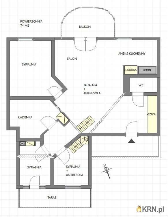 Mieszkanie  na sprzedaż, 6 pokojowe, Kraków, Podgórze, ul. Saska