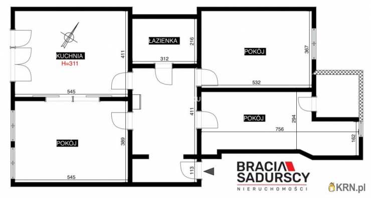 Bracia Sadurscy Oddział BS3 Przewóz, Mieszkanie  do wynajęcia, Kraków, Stare Miasto, ul. Wielopole