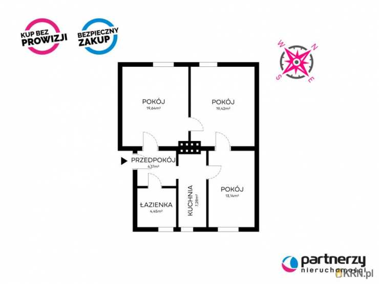 Gdańsk, Orunia-Św. Wojciech-Lipce/Orunia, ul. S. Ramułta, Mieszkanie  na sprzedaż, 4 pokojowe