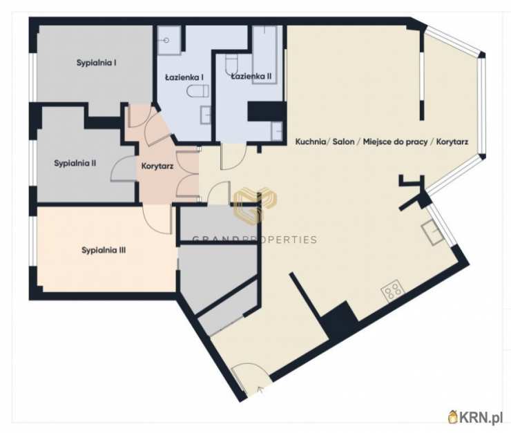 4 pokojowe, Mieszkanie  do wynajęcia, Warszawa, Ursynów, ul. Belgradzka