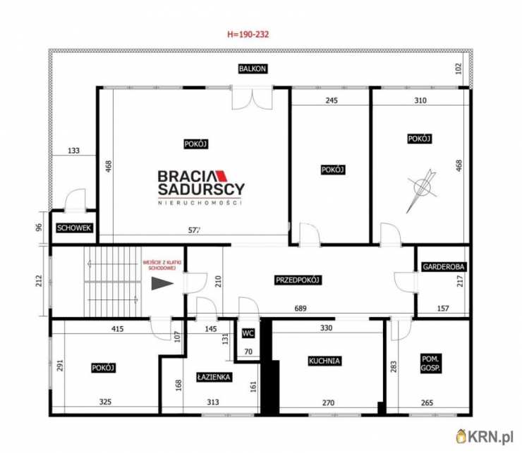 4 pokojowe, Mieszkanie  na sprzedaż, Wieliczka, ul. Polna