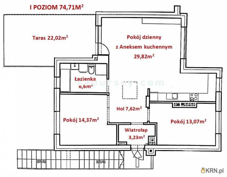 Mieszkanie  na sprzedaż, Józefosław, ul. , 4 pokojowe