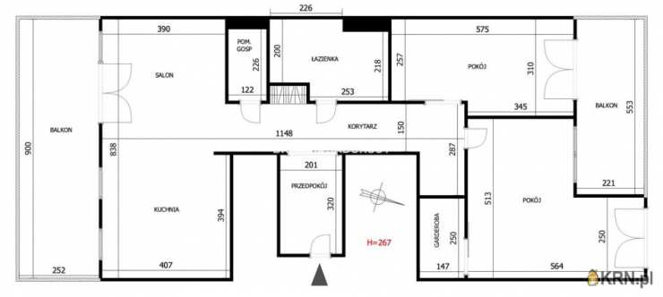 Kraków, Dębniki/Ludwinów, ul. Ludwinowska, Mieszkanie  do wynajęcia, 3 pokojowe